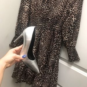 Caballero Collection print dress with tag.